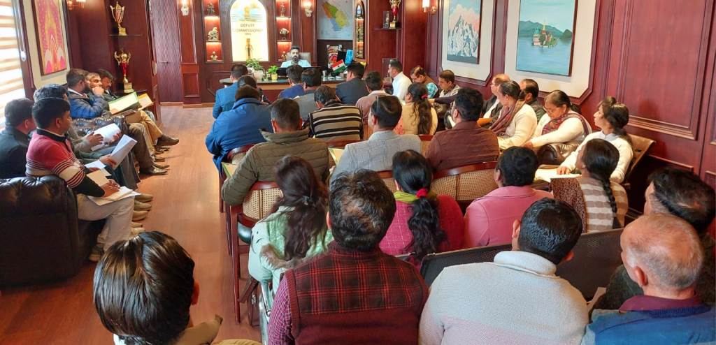 Complete works under the PM Adarsh Gram Yojana within the stipulated timeframe Deputy Commissioner